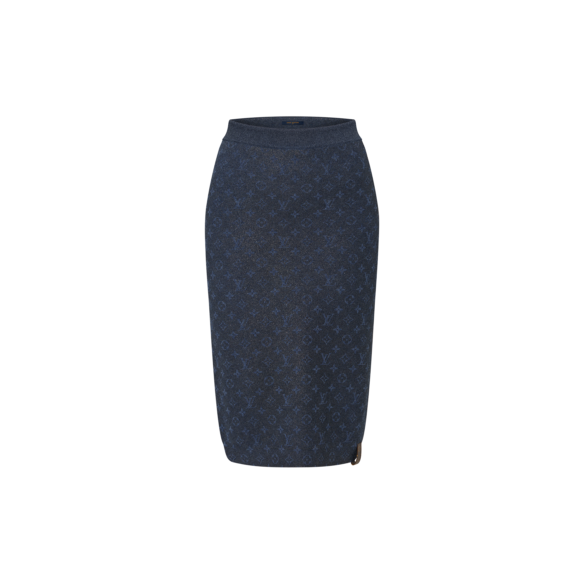 Navy blue 2024 knit skirt